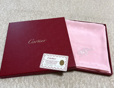 Cartier Silk Scarf 26in Pink