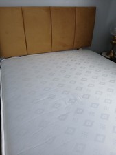 4' Divan Bed,Gold Velvet Headboard  & Base.  New