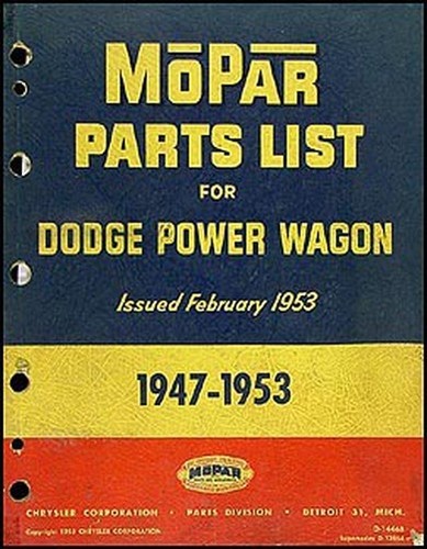 1947 1953 dodge - 1947-1953, power