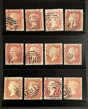 Sg40 penny red stars - sg40, 1d