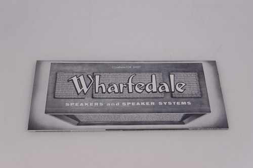 Wharfedale speakers speaker - wharfedale,