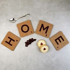 Set of 4 Scrabble Letter Tile