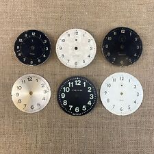 6 X VINTAGE CLOCK FACES -