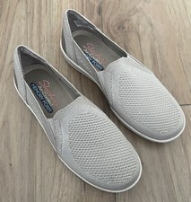 Skechers Grey Madison Avenue Admissible Slip On Shoes Trainers | Size UK 2.5