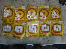 Hunter overflow 21mm Pipe Adaptor Bend and Pipe Clips 5 cards of each