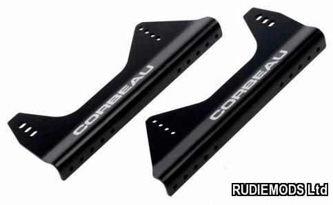 Corbeau 6mm black alloy side - 6mm,