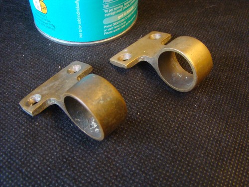 Vintage brass wardrobe - 2,