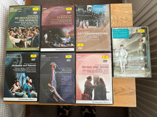 Job Lot of 7 Deutsche Grammophon Opera DVDs. Some Sealed.