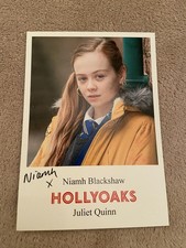 NIAMH BLACKSHAW     (HOLLYOAKS) PRESIGNED CAST CARD