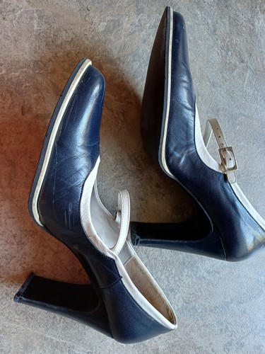 Ladies ravel shoes navy cream - ladies, navy/cream