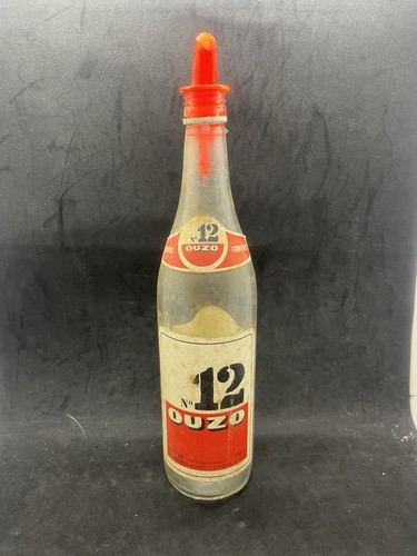 Vintage ouzo empty glass - 12,
