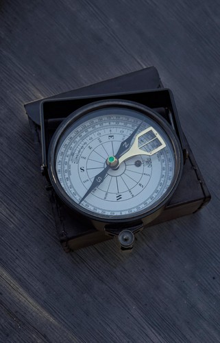 Handcrafted brass clinometer - handcrafted,