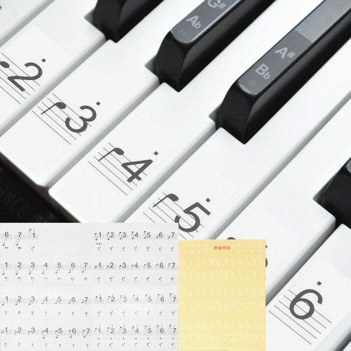 Piano keyboard stickers for - piano,