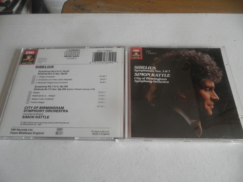 Sibelius symphonies nos - 3, &