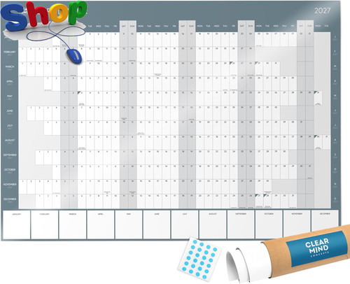 2027 wall planner 1 x - wall, a1