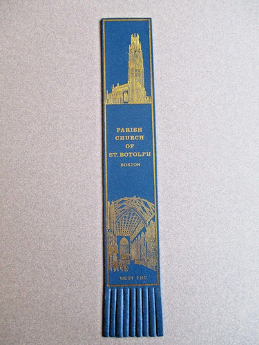 Leather bookmark boston - boston, parish