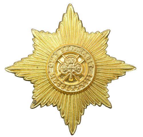 Irish guards metal cap badge - irish,