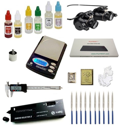 Gold silver test - silver, kit