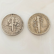 United States Dimes Denver Mint 1942 and 1953
