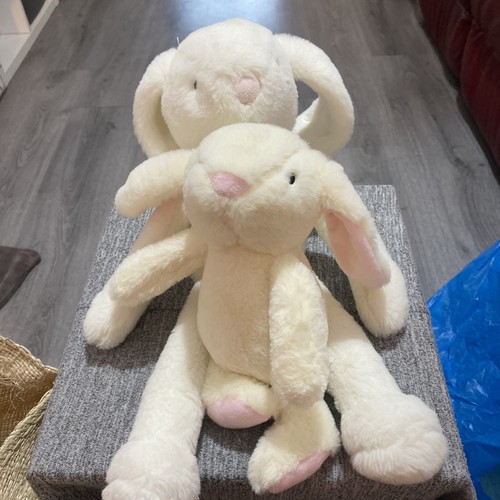 Cute white bunny rabbits - white,