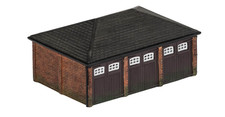 Hornby skaledale triple garage - hornby,