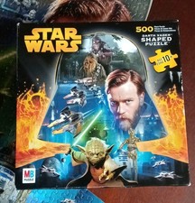 Star Wars Darth Vader 500-Piece Shaped Jigsaw Puzzle MB