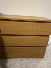 IKEA Malm Drawers Three-Piece
