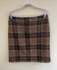 Boden Brown Green Check Tweed