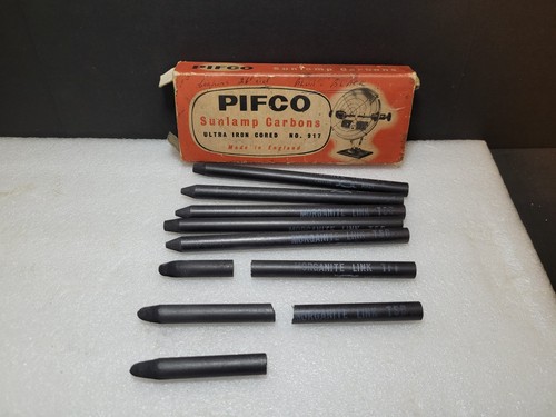 Vintage pifco sunlamp - vintage, carbons