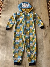 ADVENTURE TIME Finn & Jake JUMP SUIT 6-7 Years - 116-122cm - Reversible Hood