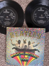 The Beatles Magical Mystery Tour UK Mono 2x 7” Vinyl EP MMT-1  1967 early press