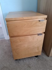 ikea filing cabinet, 2 drawers, birch 