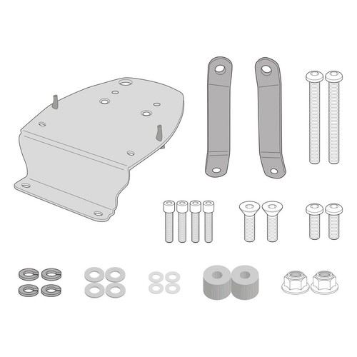 Monolock rear rack for - rear, kymco