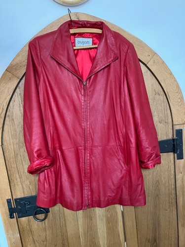 Bugatti women red - red, lamb