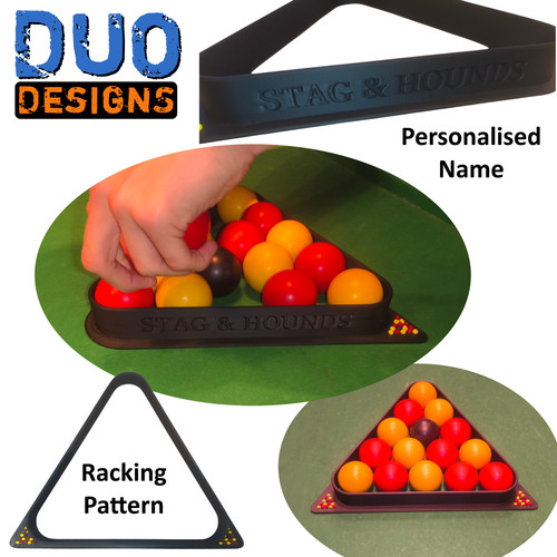 Personalised pool triangle - personalised,