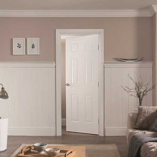White primed internal - internal, door