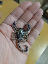 Rhinestoned Black Scorpion