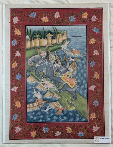 Handmade mughal miniature - handmade,