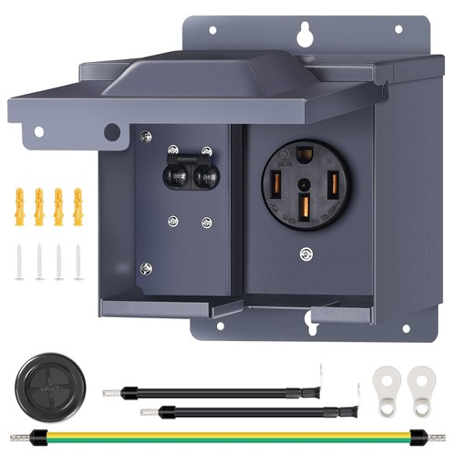 Amp power outlet box - 50, rv
