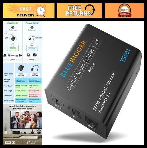 Digital optical audio splitter - digital,