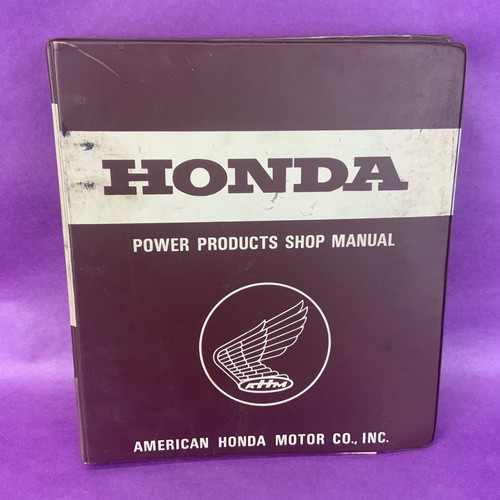 Honda service manual shop - honda,