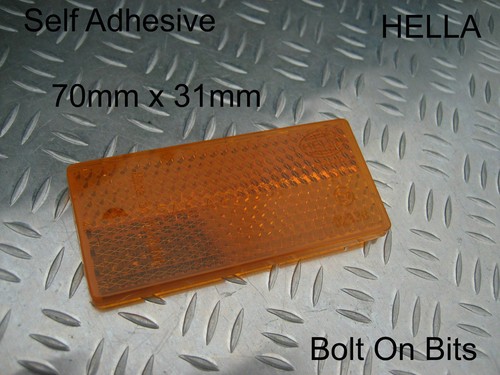 Hella amber side reflectors - 10,