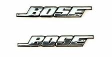 2 x BOSE Speaker Sticker Emblem Aluminium 3D Badge Logo uk Car Home 52 x 8mm