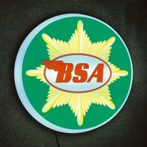Bsa motorcycle led - bsa, sign
