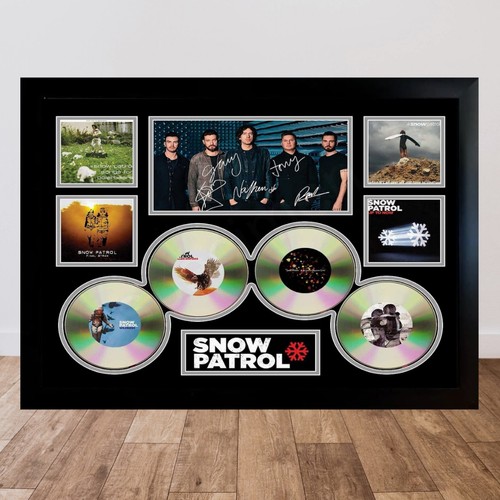 Snow patrol framed print - a4,
