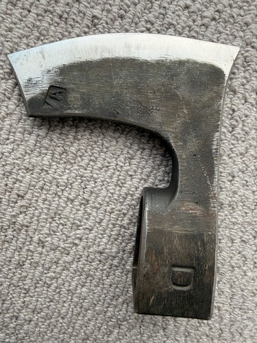 Hand forged hatchet head only - hand,