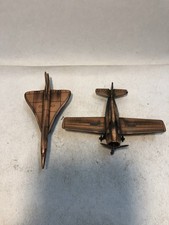 Vintage Metal Concorde & Propeller Airplane Pencil Sharpeners Collectible 