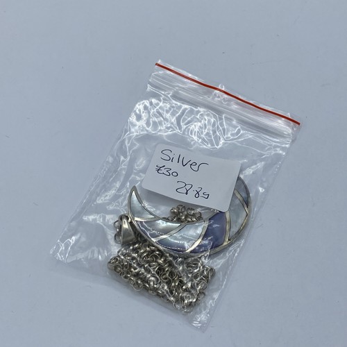 Hallmarked 925 silver necklace - hallmarked,