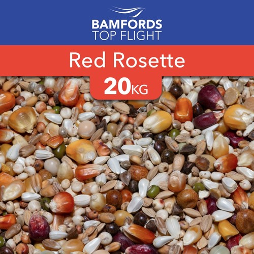 Bamfords red rosette 20kg - red,
