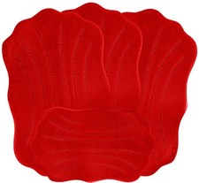 ROMANY GYPSY ROMANY CARAVAN WASHABLE RUGS/MATS 4pcs SET, MUSSEL Tourier 67x120cm